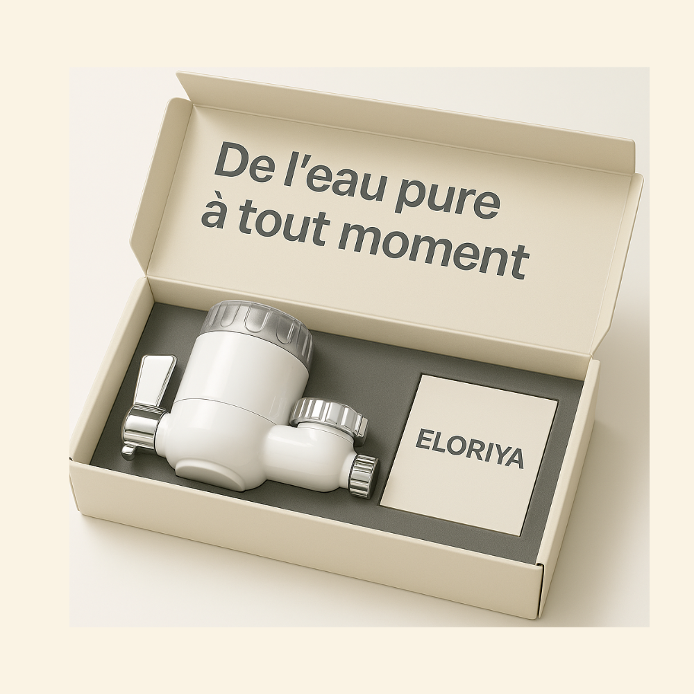 Eloriya - purificateur d'eau de robinet, pour une eau pure et seine