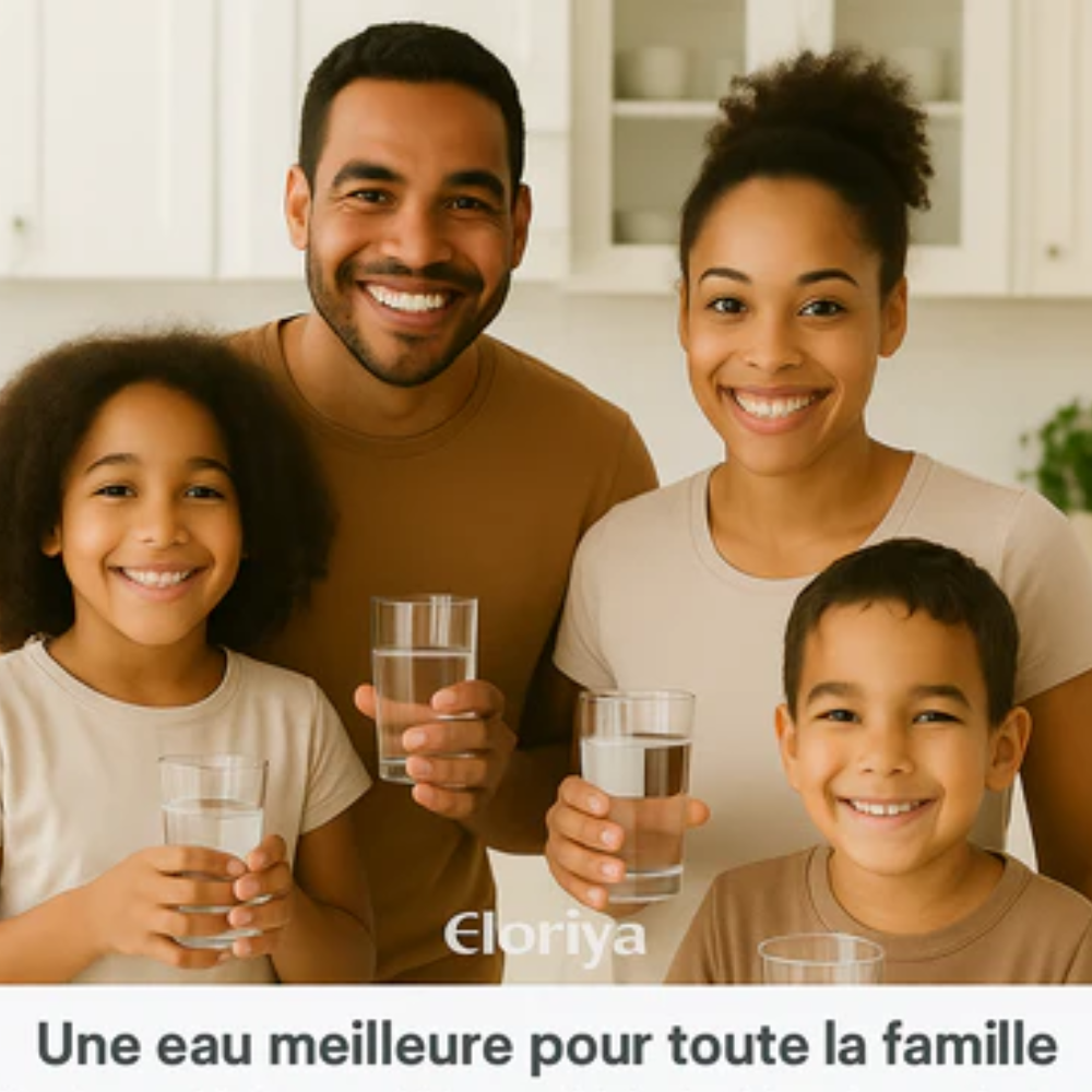Eloriya - purificateur d'eau de robinet, pour une eau pure et seine